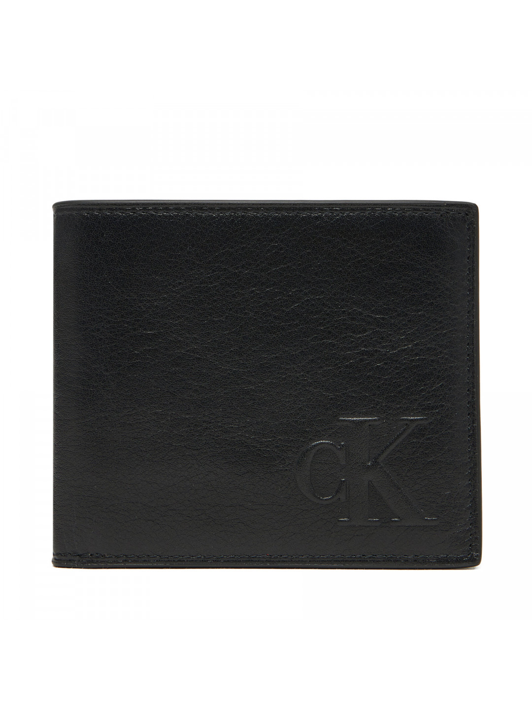 Velká pánská peněženka Calvin Klein Ck Ew Billfold W Coin LV04G1072G Černá